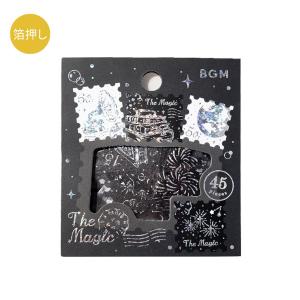 BGM 「箔押し 郵便局 ザ・ペインティング」 45枚入 フレークシール