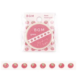 BGM 「世界カフェ紀行・スタンプ」 20mm マスキングテープ / 箔押し
