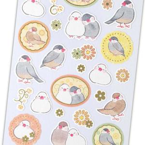 ぶんちょう スタンドスティックマーカー 文鳥のおしり / 可愛い ブンチョウ 付箋