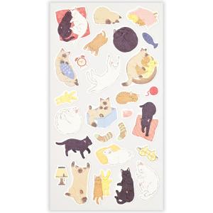 にゃんとも シール大 ねんね / 猫 ネコ 和...の詳細画像2