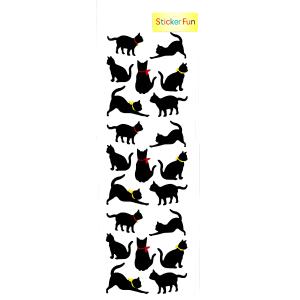 奧山商会 クリアーシール 黒猫 / 猫 ネコ ...の詳細画像1