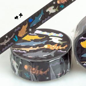 キラキラ Shell 15mm マスキングテープ / 貝殻 海 ワールドクラフト
