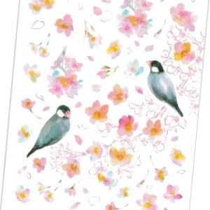 スタンドスティックマーカー 文鳥のおしり / 可愛い ブンチョウ 付箋