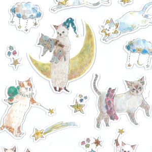 古川紙工 冬限定 そえぶみ箋 鍋とねこ / 猫 ネコ 封筒付き ミニレター