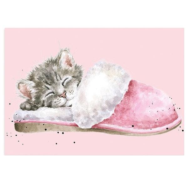 ポストカード The Snuggle is Real / 子猫 グリーティング 英国製 はがき レン...