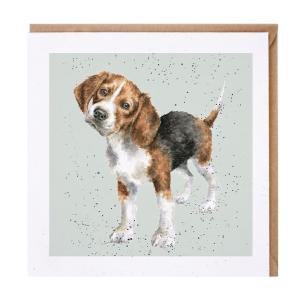 ドッグカード Beagle / ビーグル 犬 封筒付き メッセージカード Wrendale Designs｜ari-zakka