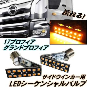 17 プロフィア グランドプロフィア 流れる LED サイド ウィンカー