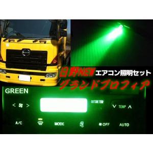 24V 日野 NEW グランドプロフィア エアコン パネル球 LED 緑