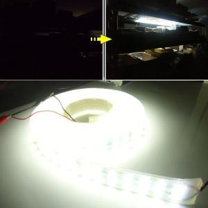 切断可能 超激白 12V 5M 3列 強烈発光...の詳細画像1