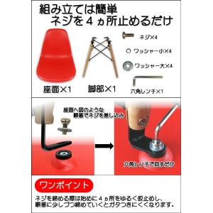 イームズ チェア DSW リプロダクト ダイニ...の詳細画像3