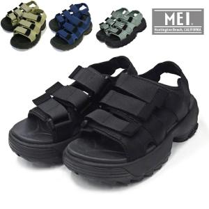 【期間限定20%OFF】MEI テープサンダル サンダル MEI-SDL-200003 スリッパ ナイロンサンダル レディース メンズ  ヒール 厚底  ヒール シャワーサンダル