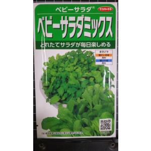 ３袋以上でクーポン割引 ベビー サラダ ツケナ ミックス 種 種子 郵便は送料無料