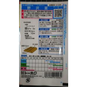 3袋以上でクーポン割引 野沢菜 のざわな 種 ...の詳細画像1