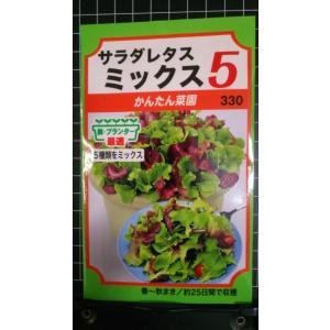３袋以上でクーポン割引 サラダ レタス ミックス5 種 郵便は送料無料