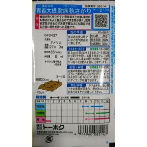 3袋以上でクーポン割引 耐病 秋さかり 大根 ...の詳細画像1