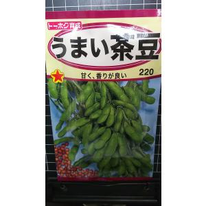 ３袋以上でクーポン割引 うまい 茶豆 種 郵便は送料無料
