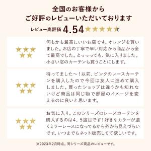 レースカーテン レース カラーレース カーテン...の詳細画像2