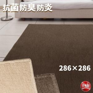 ラグ カーペット 230×230 4.5畳 正方形 大判 フランネル ホット