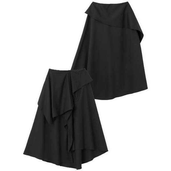 セール スカート ミルクフェド MILKFED ASYMMETRIC HEM SKIRT アシンメト...