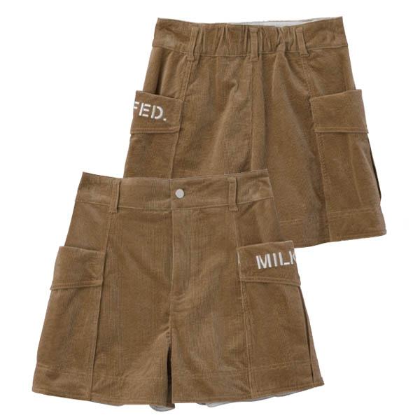 セール ミルクフェド MILKFED コーデュロイ ショート パンツ CORDUROY SHORT ...