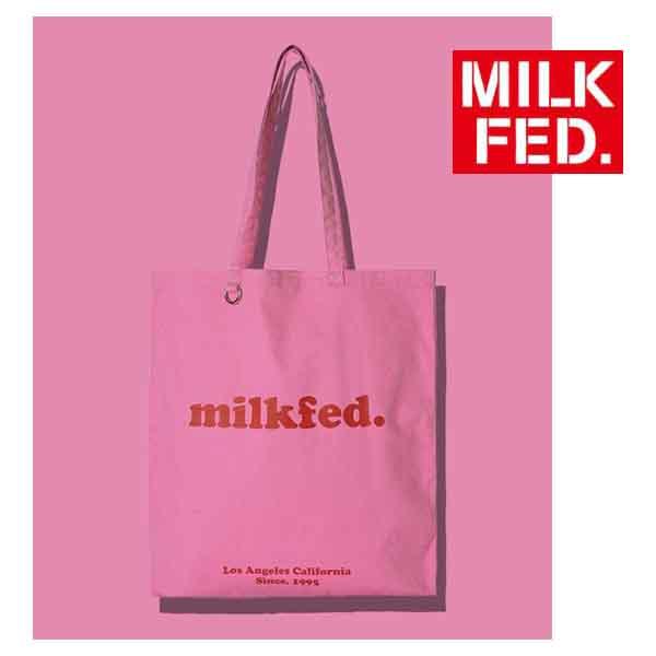 トートバッグ バッグ ミルクフェド MILKFED キャンバス FLAT LIGHTTOTE COO...