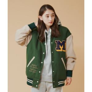 X-girl（エックスガール） COLLEGE LOGO STADIUM JUMPER X-girl