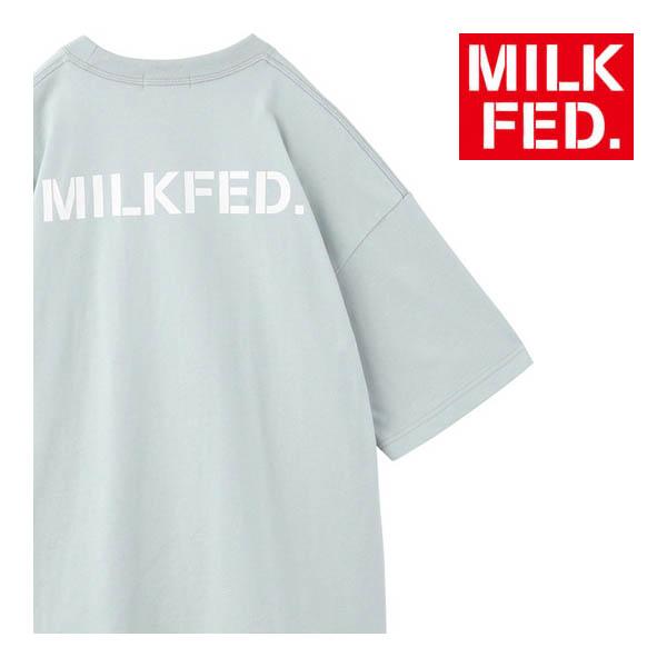 tシャツ Tシャツ ミルクフェド MILKFED STENCIL LOGO WIDE SS TEE ...