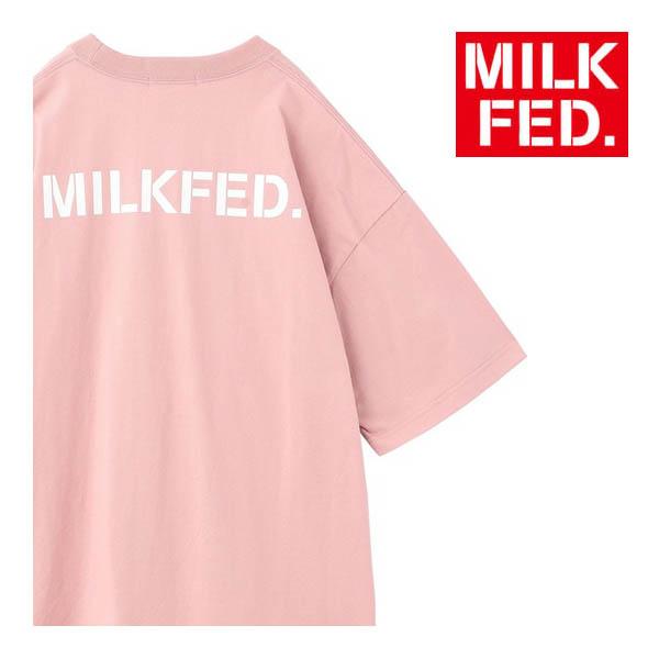 tシャツ Tシャツ ミルクフェド MILKFED STENCIL LOGO WIDE SS TEE ...