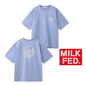 tシャツ Tシャツ ミルクフェド レディース MILKFED TWINKLE HEART WIDE SS TEE 103231011027 ホワイト｜ariel