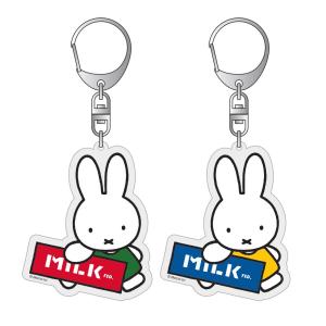 ミッフィー キーホルダー ミルクフェド キーリング MILKFED MIFFY KEYCHAIN 103232054001 ミッフィーちゃん 赤 青