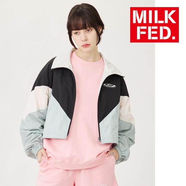 ブルゾン ジャケット ミルクフェド スプリングコート MILKFED COLORBLOCK JACK...