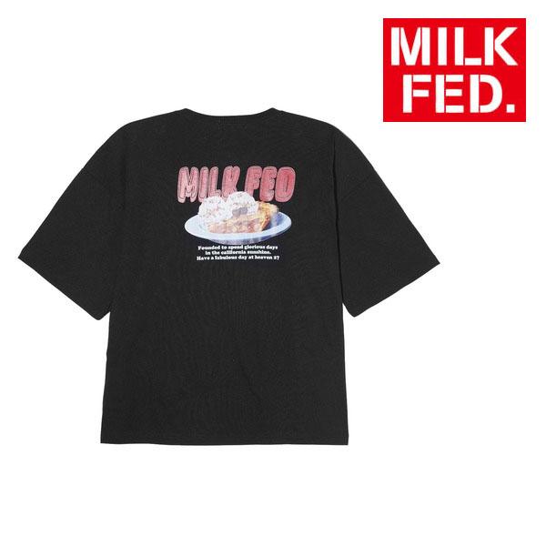 tシャツ Tシャツ ミルクフェド MILKFED DELICIOUS PIE WIDE SS TEE...