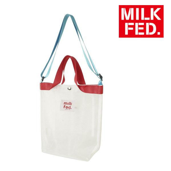 ショルダーバッグ バッグ ミルクフェド トートバッグ MILKFED MESH 2WAY BAG レ...