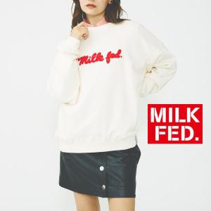 MILKFED.（ミルクフェド） ICING LOGO BASIC SWEAT TOP アイシング