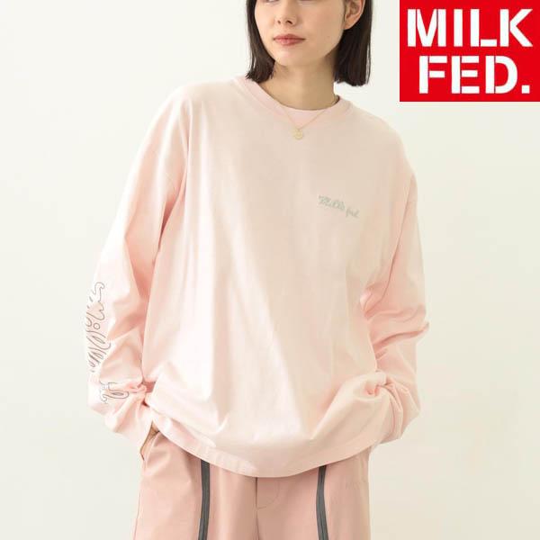tシャツ Tシャツ ミルクフェド MILKFED ICING LOGO WIDE LS TEE 10...