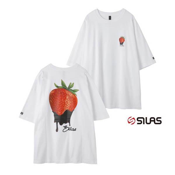 tシャツ SILAS STRAWBERRY PRINT WIDE SS TEE 半袖Tシャツ 110...