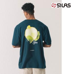 tシャツ Tシャツ サイラス SILAS LA BODEGUITA SS TEE メンズ レディース 紺 ネイビー モヒート｜ariel