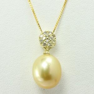 TASAKI（タサキ） 田崎真珠 淡水パール ペンダントトップ K18YG ブドウ