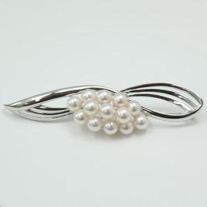 MIKIMOTO（ミキモト） パール ブローチ サークル アコヤパール4.0mm