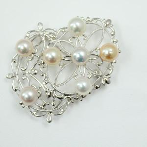 MIKIMOTO（ミキモト） パール ブローチ サークル アコヤパール4.0mm