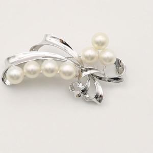 MIKIMOTO（ミキモト） パール ブローチ サークル アコヤパール5.7mm