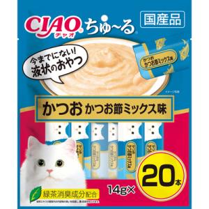 いなば　ＣＩＡＯ　チャオ　ちゅ?る　２０本　かつお　かつお節ミックス味　１４ｇ×２０本　キャットフー...