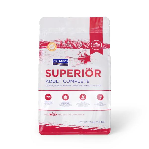 フィッシュ4　FISH4DOGS スーペリアシリーズ アダルト 1.5kg  50600848263...