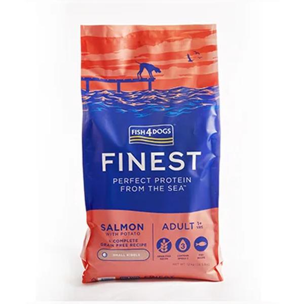 フィッシュ4　FISH4DOGS ファイネストシリーズ サーモン小粒 12kg  505600880...