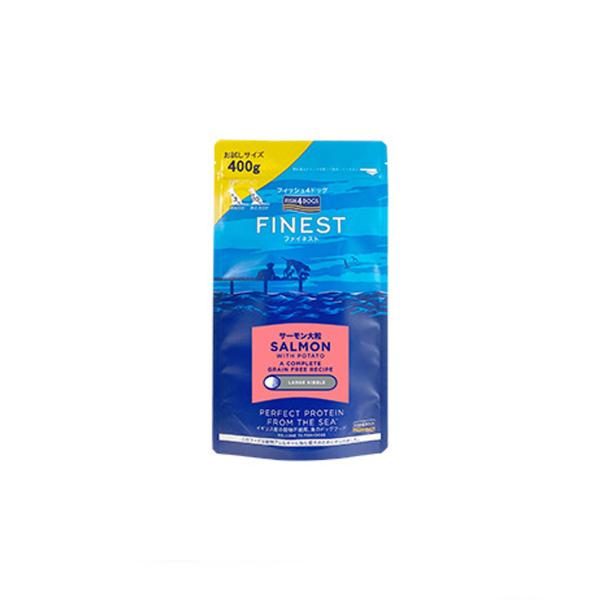 フィッシュ4　FISH4DOGS ファイネストシリーズ サーモン大粒 400ｇ  456224418...
