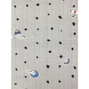 輝く高品質な 男物 浴衣 夏物 ツモリチサト Tsumori Chisato 綿 麻 グレー 青 白 黒 格子 ドット 新品 仕立て上がり ｌサイズ Ks4568 浴衣