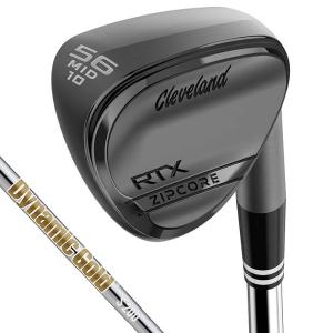 2020年モデル   クリーブランド RTX ZIPCORE ジップコア ウェッジ ブラックサテン仕上げ ダイナミックゴールド スチールシャフト
