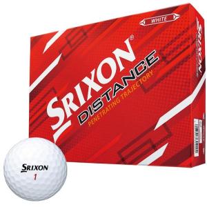 ダンロップ スリクソン SRIXON ディスタンス DISTANCE ゴルフボール 1ダース 12球入り ホワイト 2022年モデル 有賀園 ゴルフ