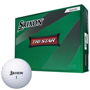 ダンロップ スリクソン SRIXON トライスター TRI STAR ゴルフボール 1ダース 12球入り ホワイト 2022年モデル 有賀園 ゴルフ