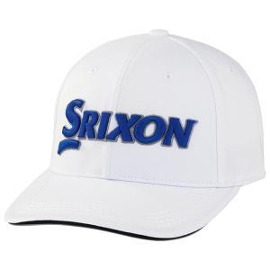 ダンロップ SRIXON スリクソン メンズ ツアープロモデル キャップ SMH3130X ホワイトブルー ゴルフウェア 2023年モデル 有賀園 ゴルフ｜arigaen